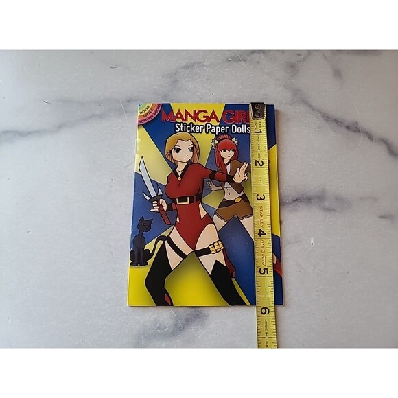 Manga Girls Sticker Paper Dolls by Ted Rechlin (2012, Book, Other) - Picture 10 of 10